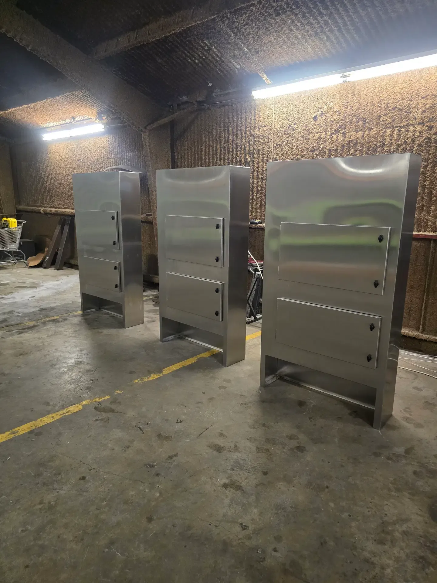 Custom stainless-steel industrial enclosures